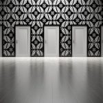Options - Seven White Closed Doors