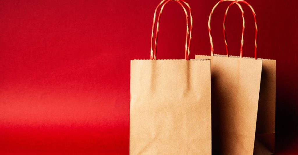 Package - Two Paper Tote Bags